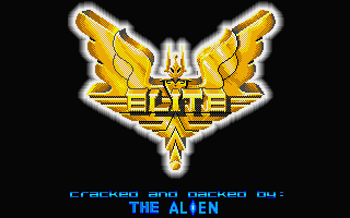 Elite title screen for Atari ST